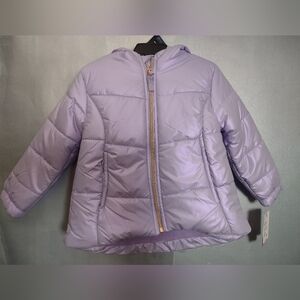 Lavender Kids Puffer Jacket